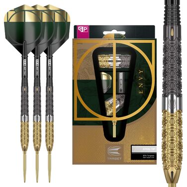 Дарти Target Darts Cult Envy 90% Wolfram Swiss Point 23G - Професійний набір сталевих дротиків