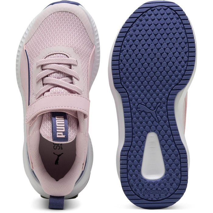 Дитячі кросівки PUMA Flyer 3 Ac+ PS для дівчаток та хлопчиків, 25, Рожево-фіолетовий, Білий