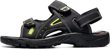 Чоловічі сандалі JOMIX для активного відпочинку на липучках: пляж, гори, подорожі - 44 EU, чорні