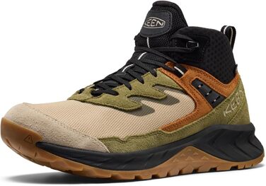 Чоловічі трекінгові черевики KEEN Hightrail Mid Waterproof, 40.5 EU, колір Сафарі Чорний