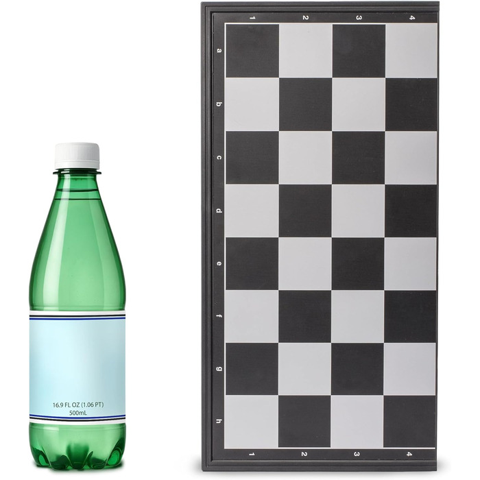 Набір для подорожей 2 в 1: шахи та шашки з магнітами - 31.8 см