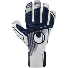 Воротарські рукавички Uhlsport Supergrip+ HN для дітей та дорослих, розмір 7, білі/синьо-сині