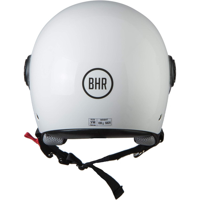 Дитячий мотошолом BHR 806 для підлітків, унісекс, білий, розмір S