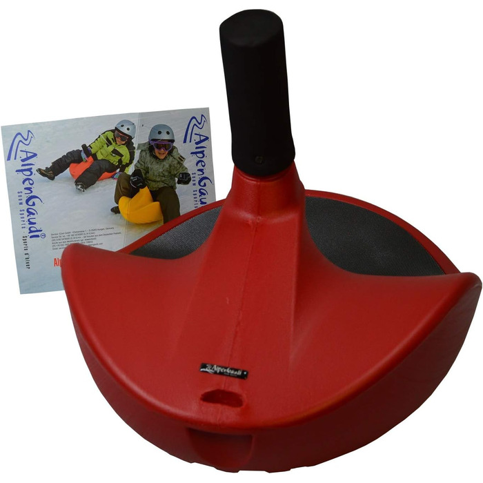 Санки Zipfelbob AlpenGaudi, пластик, червоні, 57 см, до 100 кг, 2 шт.