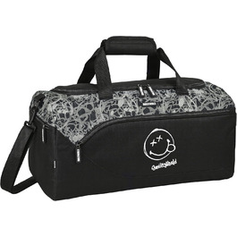 Спортивна сумка Safta Smiley World Urban Flow, чорна, 50x25x25 см