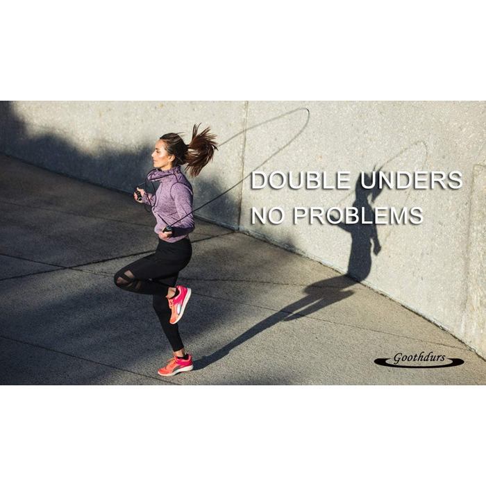 Скакалка Goothdurs Speed Springseil C4-Red: для CrossFit, боксу та MMA (10 ft, для висоти >175 см)