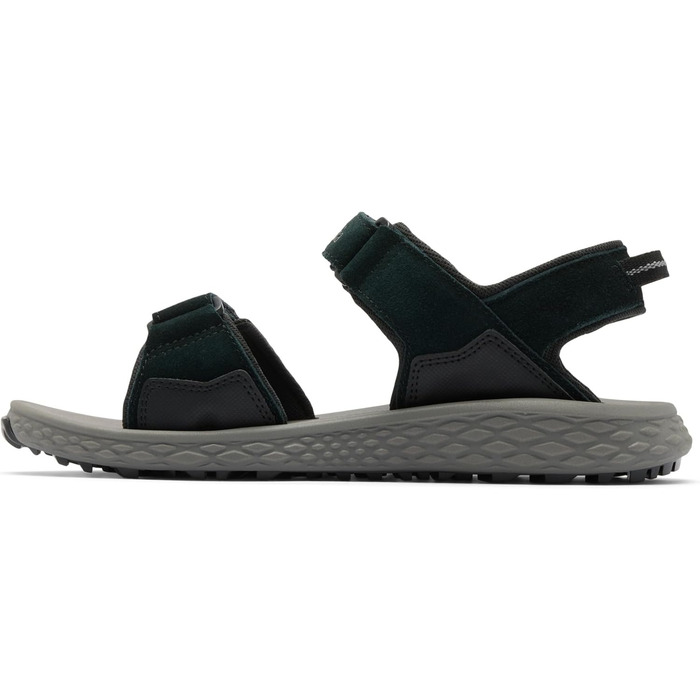 Columbia Konos Hiker 2-Strap: Чоловічі трекінгові сандалі, 48 EU, Black Titanium II
