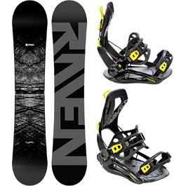 Сноуборд RAVEN Mystic + фіксувальник Fastec FT360 Lemon (163см)