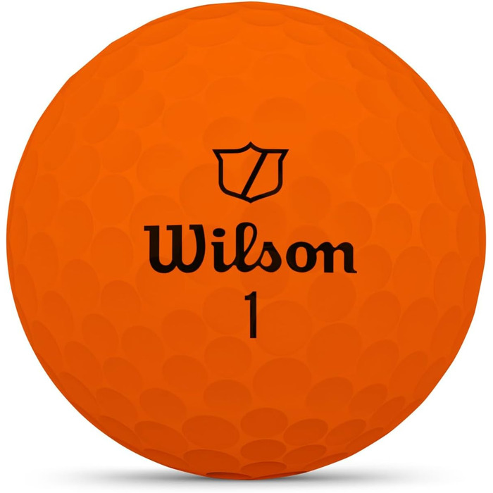 Гольф м'ячі Wilson Duo Soft, білий/червоний/оранжевий