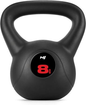 Кетлбел Hop-Sport 8 кг: пластиковий, для всього тіла, з ергономічними ручками, обладнання для домашнього фітнесу