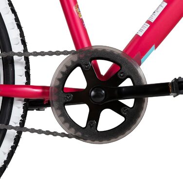 JOYSTAR Lubbock 20/24 дюймове дитяче гірське велосипед для хлопчиків та дівчаток 7-12 років (1/7 швидкостей), білобокові покришки, червоний колір