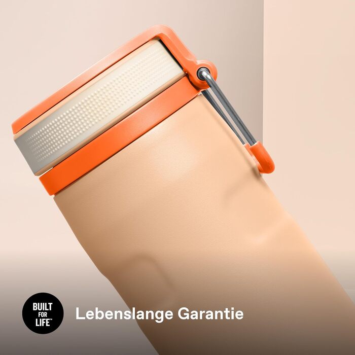 Термос-пляшка STANLEY 1913 IceFlow Bottle Twist Flip 0.47л, помаранчева (Orange Sherbet)