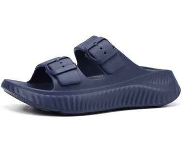 Ортопедичні жіночі сандалі-шлепанці KuaiLu для відновлення стопи, спортивні слайдери з підтримкою своду та амортизацією при плантарному фасциїті, сині, 41 EU