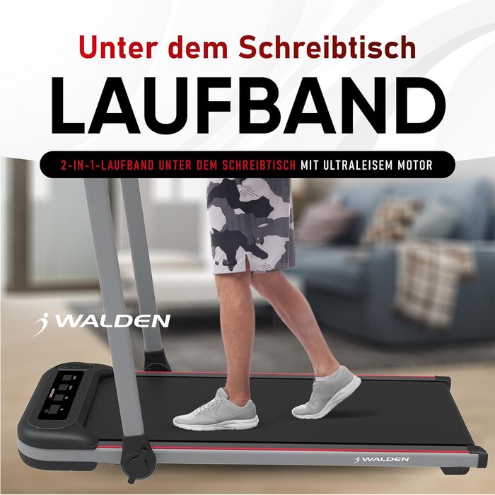 Біговий доріжка Walking Pad F2600 - ультратонкий, до 6 км/год, вантажопідйомність 100 кг, 0.75 PS