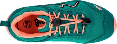 Дитячі туристичні черевики Brütting Unisex для хайкінгу та трекінгу, 26 EU, Petrol Lachs