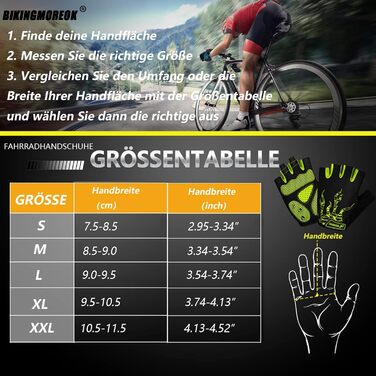 Велоперчатки Radhandschuhe (унісекс, жовті, XXL) з гелевими вставками SBR 5мм, дихаючі, для MTB, шосейних велосипедів