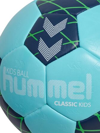 Дитячий гандбольний м'яч Hummel HMLCLASSIC Kids HB (Світло-блакитний/Морський/Зелений)