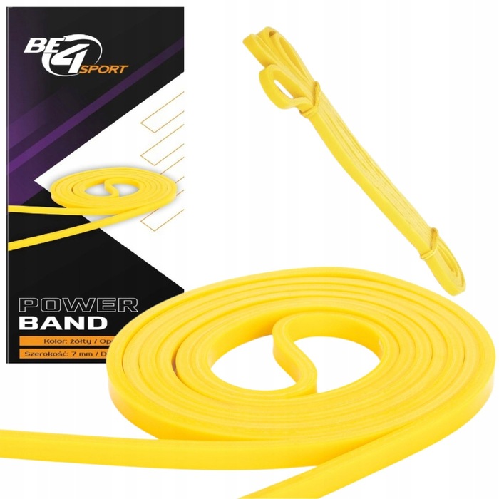 Набір з 4 фітнес-резинок Power Band + кріплення для підтягувань, опір 2-36 кг