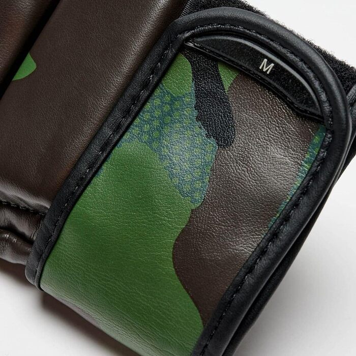 Рукавички для MMA Leone 1947 Mimetic Camo Зелені XL, тренувальні рукавички для греплінгу та фріфайту
