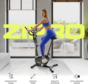 Велотренажер Zipro Beat RS магнітний для дому до 120 кг, фітнес-байк, ергометр