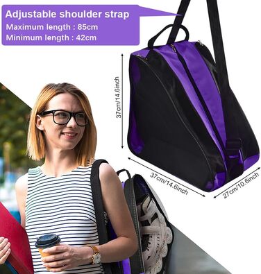 Сумка для ковзанів Tasche: для фігурного катання, хокею, лиж. З регульованим ременем. Для чоловіків та жінок.