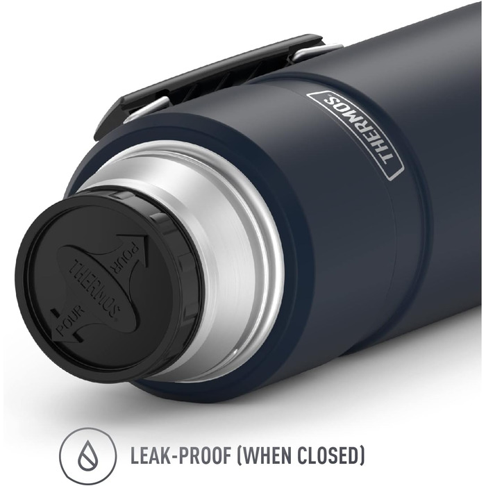 Термос THERMOS Stainless King SK2020, вакуумна ізоляція, 200 мл, синій матовий