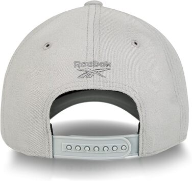 Кепка-бейсболка Reebok унісекс, сіра, універсальний розмір