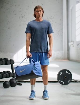 Спортивна сумка Nike Brasilia Medium X Duffel (Indigo Storm/Black/Reflect Sil), універсальний розмір