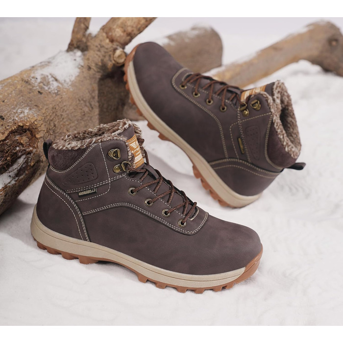Зимові черевики Arrigo Bello: утеплені, непромокаючі, антиковзні, для жінок та чоловіків, розмір 36-46, колір коричневий
