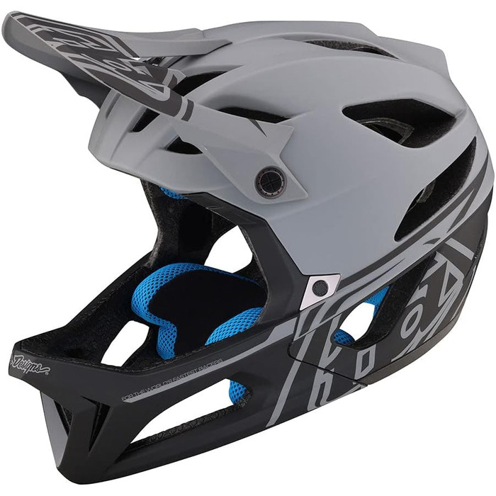Шолом Troy Lee Designs Stage для даунхілу, MIPS, вентиляція, легкий, MTB, BMX, для дорослих, сірий XL/2XL