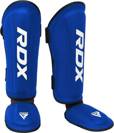 Захист гомілки RDX для кікбоксингу, Muay Thai та MMA, шкіра Maya Hide, сертифікований SMMAF/SATRA, для чоловіків і жінок