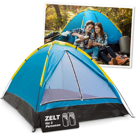 Намет STREND PRO для кемпінгу на 2 особи, 175x130x100 см – намет-кивок, купольний намет, легкий для фестивалів, саду, відпочинку на природі