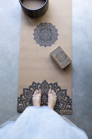 Еко-блок для йоги Yoga Design Lab – натуральний, міцний, нековзкий, зручний для подорожей