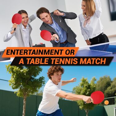 Набір для настільного тенісу BBWELL Premium: 2 ракетки, 3 м'ячі, сумка. Ідеально для початківців, професіоналів та сімейного дозвілля