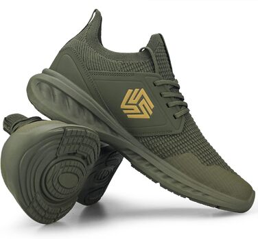 Кросівки для чоловіків: бігові, спортивні, тенісні, для занять фітнесом та прогулянок (44 EU, Зелений)