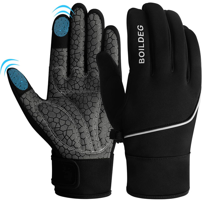 Велосипедні рукавички для гірського велосипеда, чорні, унісекс, XL. Рукавички з неслизьким покриттям та амортизацією.