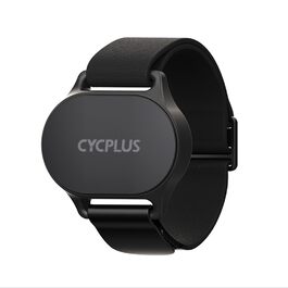 Пульсометр на браслет CYCPLUS з Bluetooth 5.1 та ANT+, LED-індикатор зон пульсу, водонепроникність IP67, для бігу, їзди на велосипеді, фітнесу та спорту (чорний)