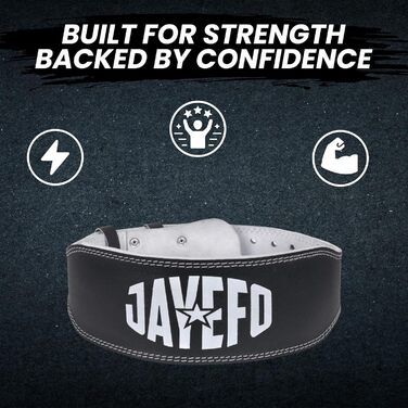 Підтримка попереку Jayefo для важкої атлетики: ремінь для тренувань, пауерліфтингу, бодібілдингу (чорний, X-Large)