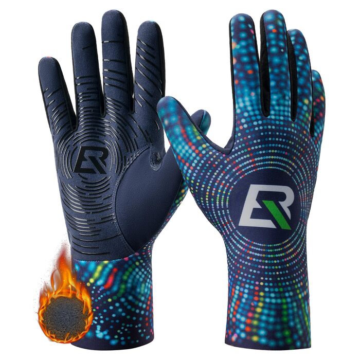 Велосипедні рукавички ROCKBROS для осені та зими, повні пальці, антиковзаючі, для їзди на велосипеді, походах, чоловічі та жіночі, розмір M-XXL