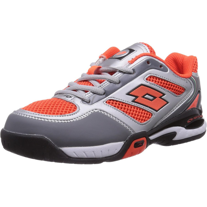 Дитячі тенісні кросівки Lotto Sport RAPTOR EVO JR (30 EU) – кольорові, червоно-срібні