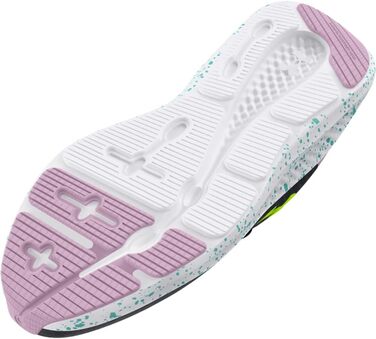 Дитячі кросівки Under Armour Charged Pursuit 3 для бігу (4.5 Big Kid, чорний/фіолетовий/жовтий)