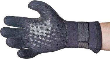 Рукавички для дайвінгу NeoSport Premium Neopren 5 мм, п'ятипалі, чорні