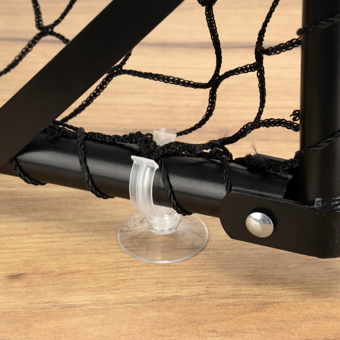 Набір із 2-х переносних складаних сталевих футбольних воріт Xboost, 61x46 см