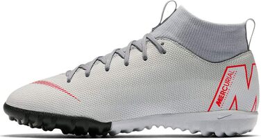Дитячі футзальні бутси Nike Superfly 6 Academy GS TF (36.5 EU) - Wolf Grey/Lt Crimson/Pure Platinum