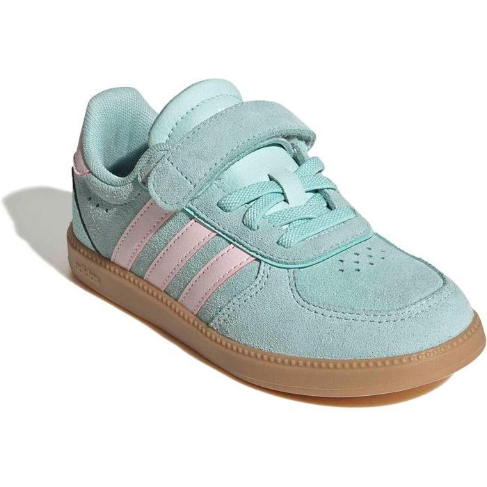 Дитячі кросівки Adidas BREAKNET Sleek - унісекс (35 EU, Semi Flash Aqua Clear Pink Gum 3)