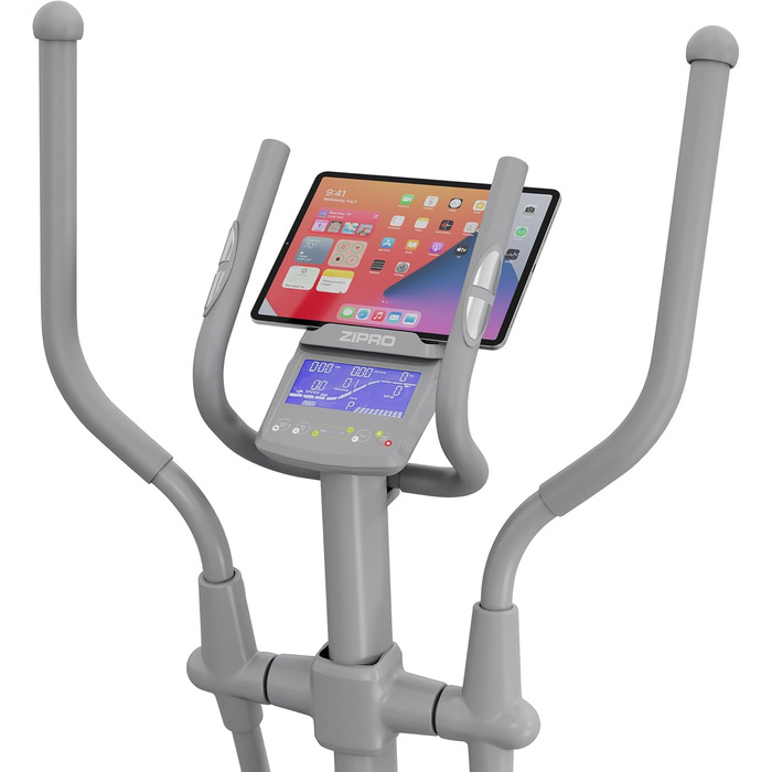 Zipro Crosstrainer Wave: еліптичний тренажер для дому, 32 рівні опору, Bluetooth, підставка для iPad, до 120 кг