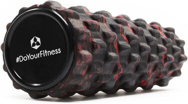 Фасціальна ролика DoYourFitness 34x14 см, середньої жорсткості, для масажу та розслаблення м'язів, піна, масажна фітнес-ролика