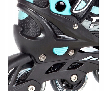 Регульовані ролики RAVEN Profession Black/Mint, розмір 38-42