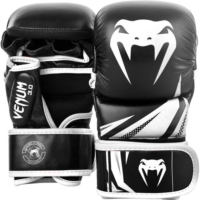Рукавички для MMA Sparring Challenger 3.0, чорні/білі, розмір S
