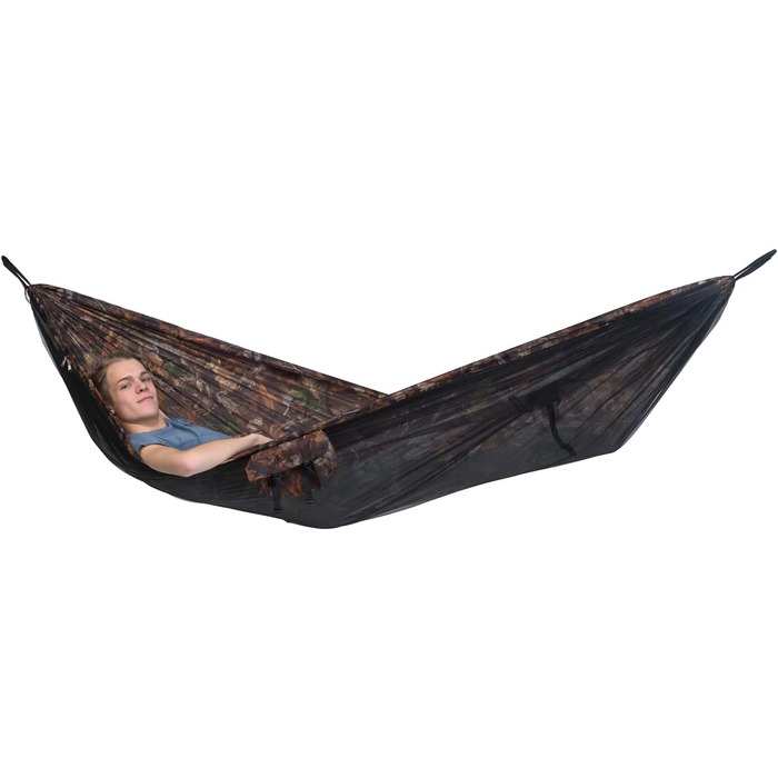 Гамак Amazonas Moskito Traveller Forest Ultra Light - надлегкий, нейлон Ripstop, 275x140 см, 500г